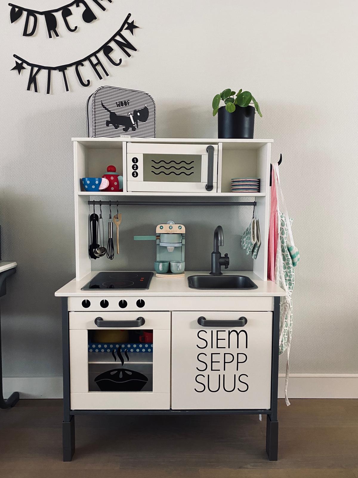 Vertolking Dreigend Berouw Sticker set voor Ikea Duktig keukentje