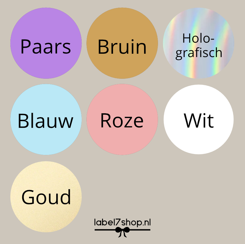 Traktatie sticker 'Xam'